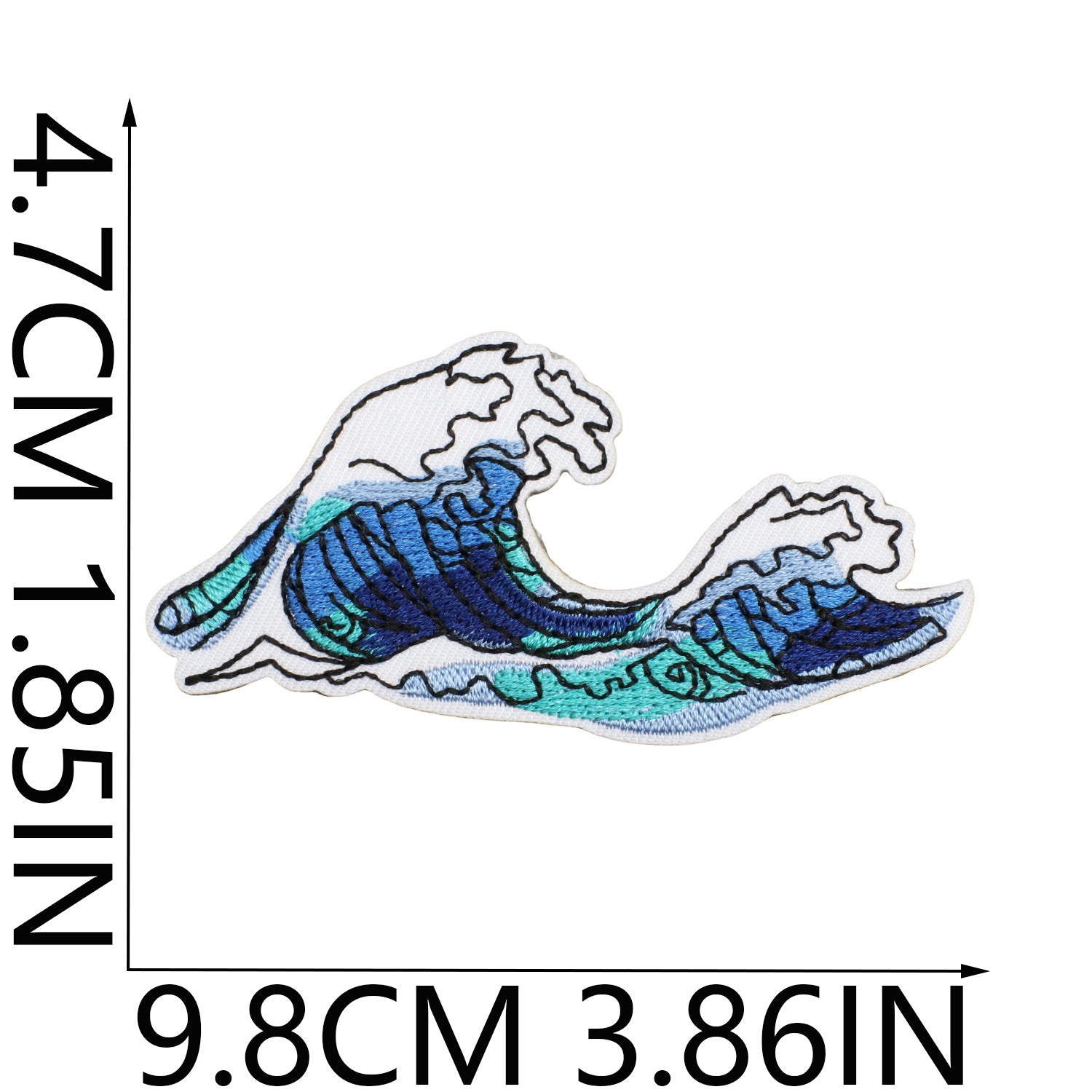 Wholesale Surfing Girls Embroidered Cloth Stickers